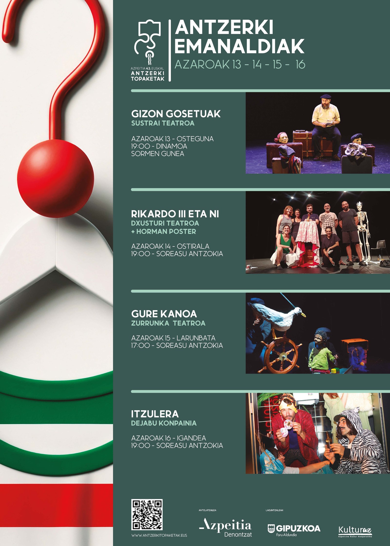 43. Euskal Antzerki Topaketak: 'Rikardo III eta ni'