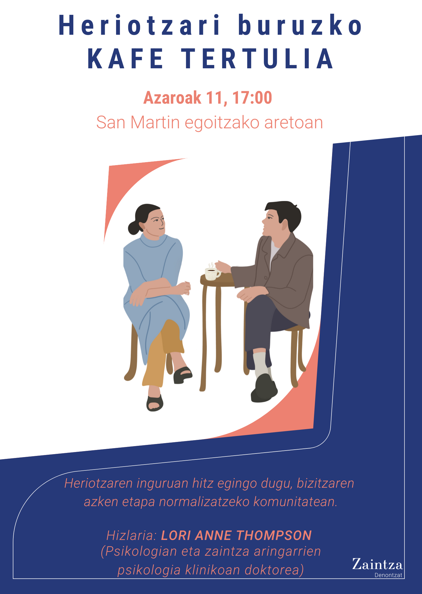 Heriotzari buruzko kafe tertulia