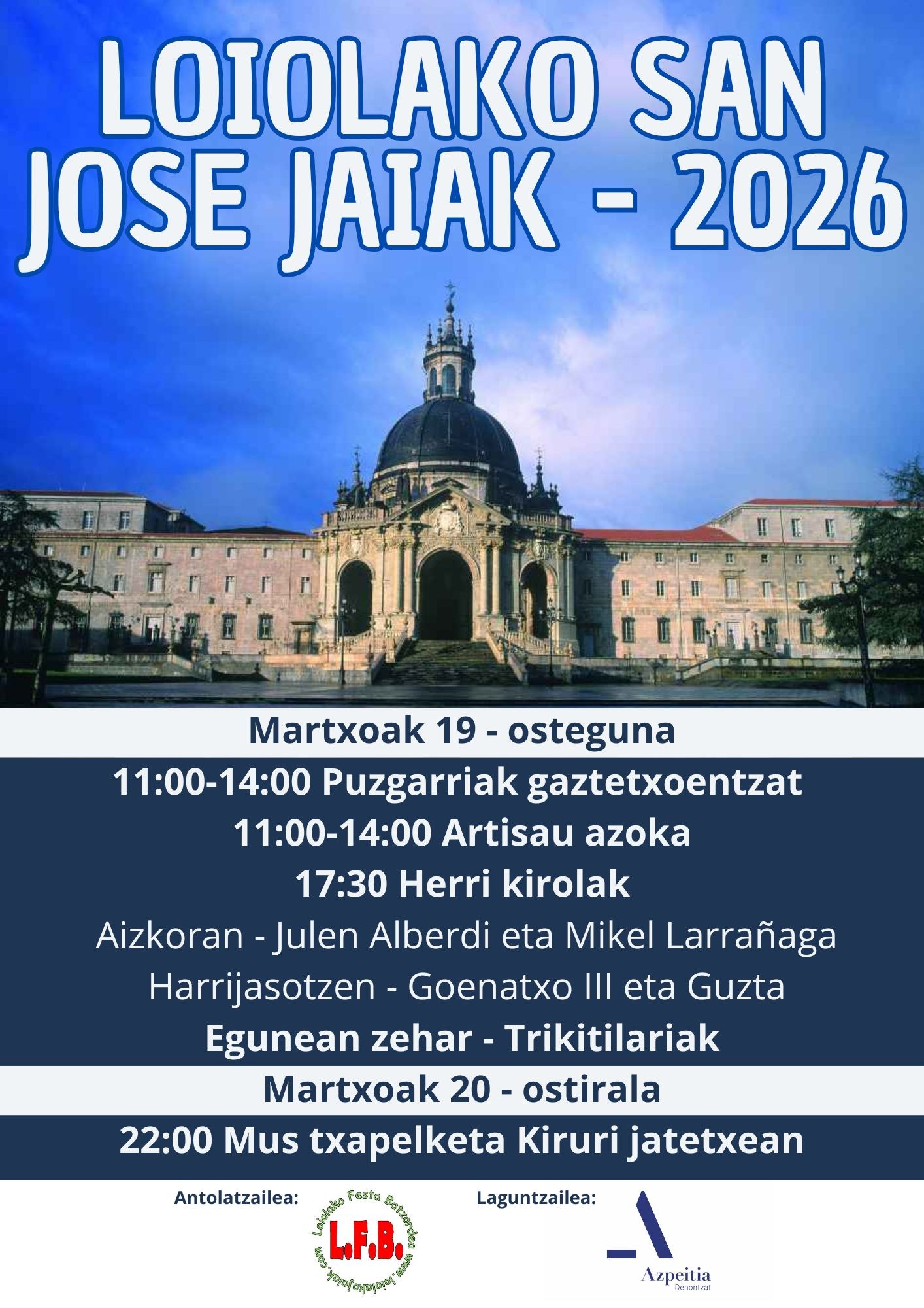 Loiolako San Jose jaiak