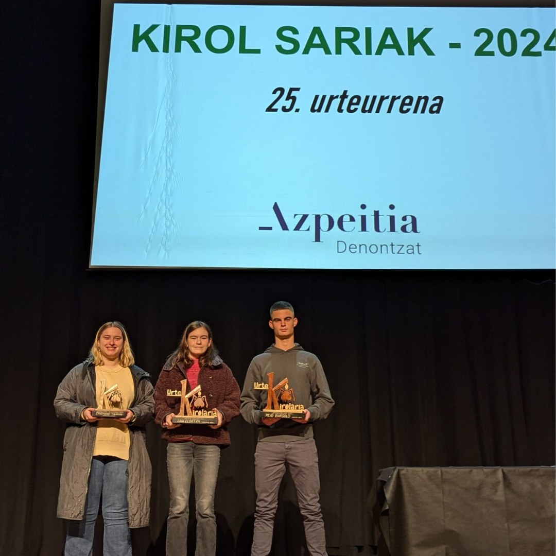 25 urte, kirolariei eta boluntarioei aitortza egiten