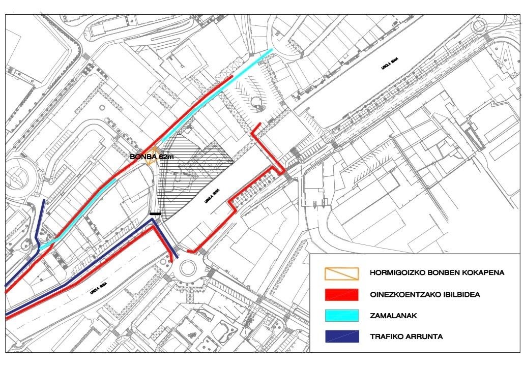 Alberdineako obrak direla eta, bihar 06:00etatik 10:00etara itxita izango da Artetxe aurrea