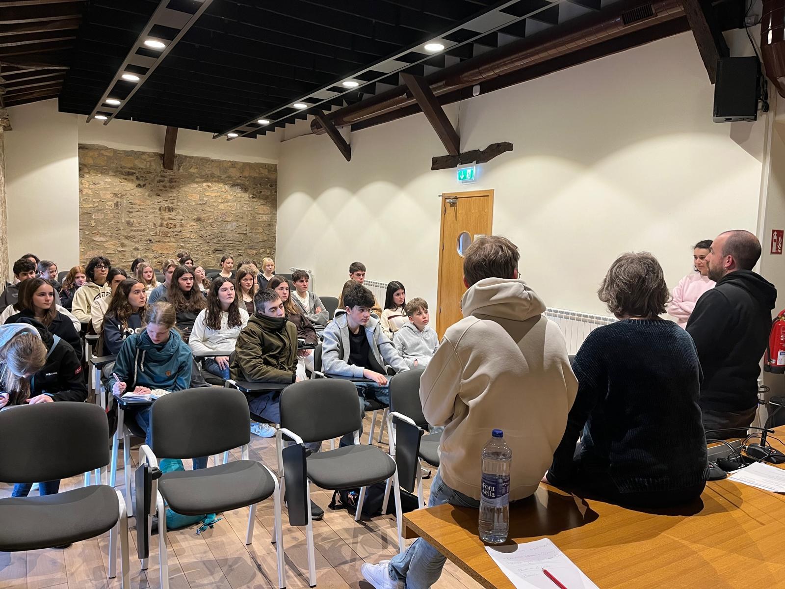 Alemaniako ikasleekin, udalaren proiektu kolaboratiboez