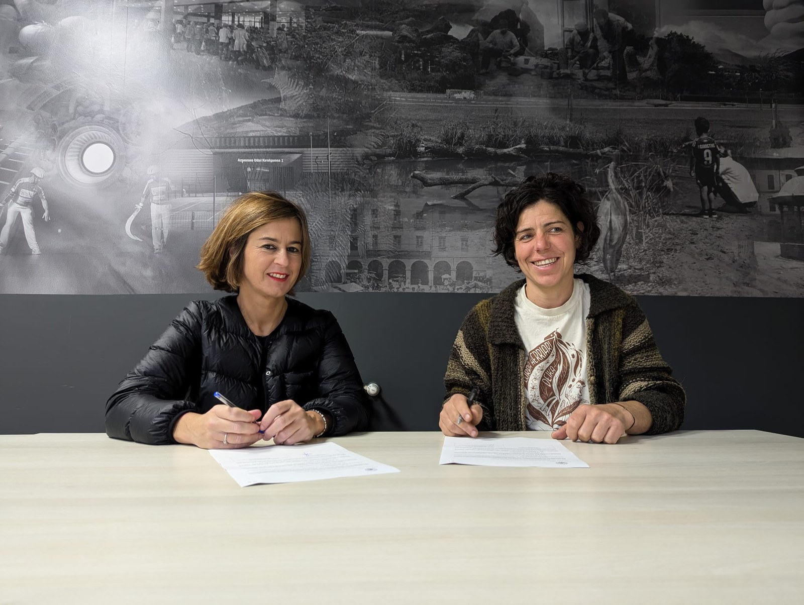 Amillubi proiektua garatu ahal izateko, hitzarmena sinatu dute  Azpeitiko Udalak eta Biolurrek