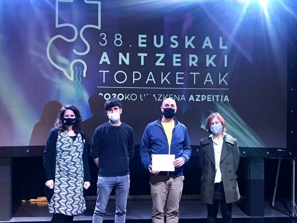'Antigone edo ezetzaren beharra' antzezlanak Ikuslegoaren Saria jasota bukatu dira Euskal Antzerki Topaketak