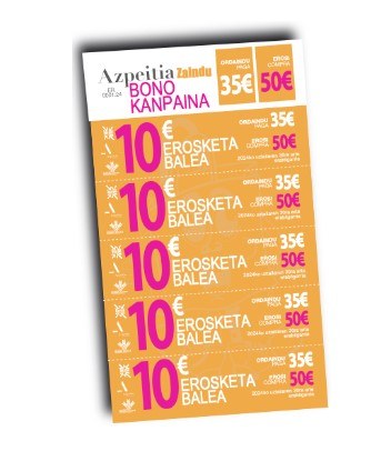 Arrakasta handia izan du 'Azpeitia Zaindu' bonu kanpainak