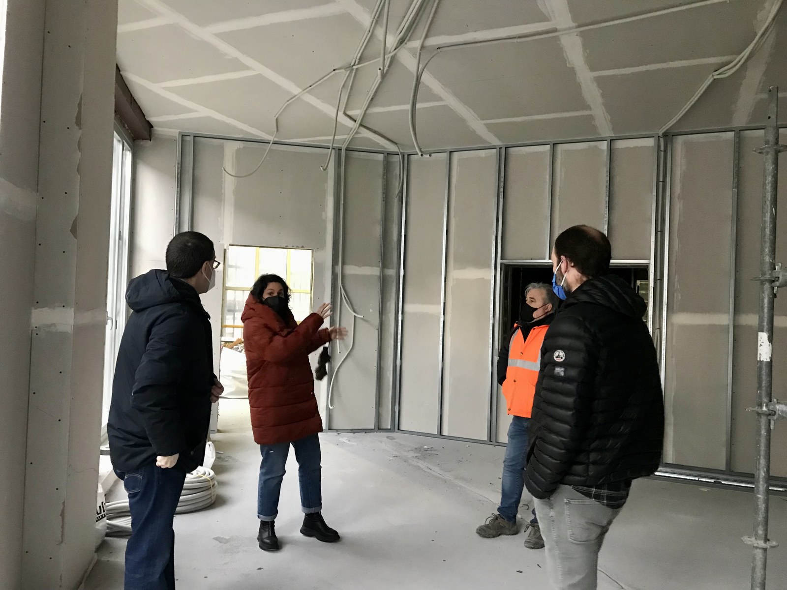 Aurrera doaz soinuaren eremua eraikitzeko obrak