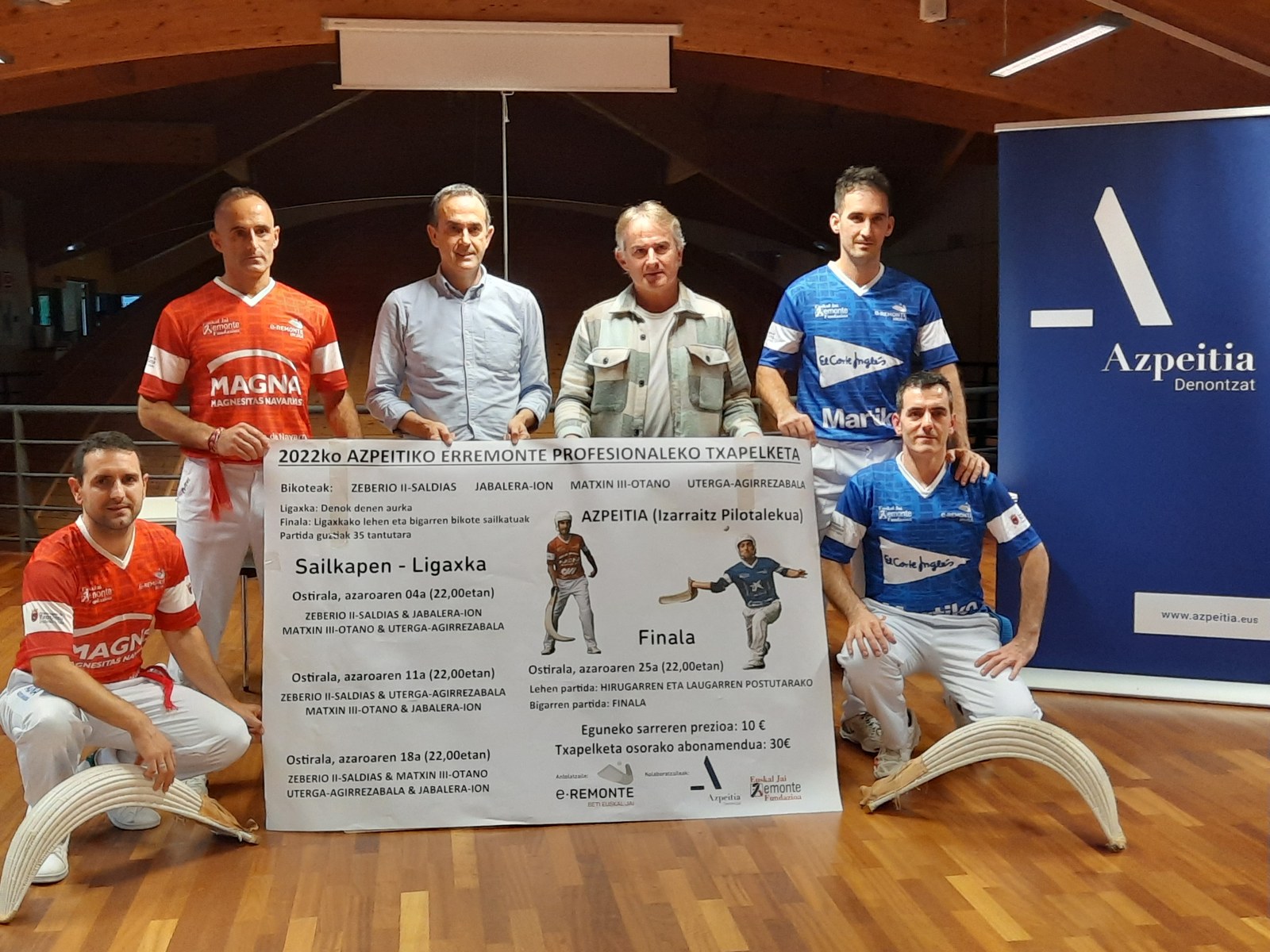 Azaroko ostiral gauetan erremonte txapelketa jokatuko da Azpeitian