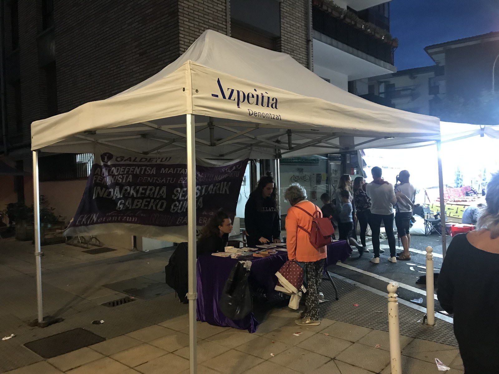 Eraso matxisten prebentziorako eta harretarako gunea jarriko da ekainaren 2 eta 3an, Sanjuandegin