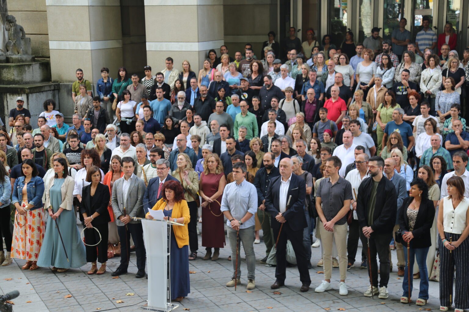 Euskalgintzaren Kontseiluak deitutako agerraldian izan dira Azpeitiko udal ordezkariak ere
