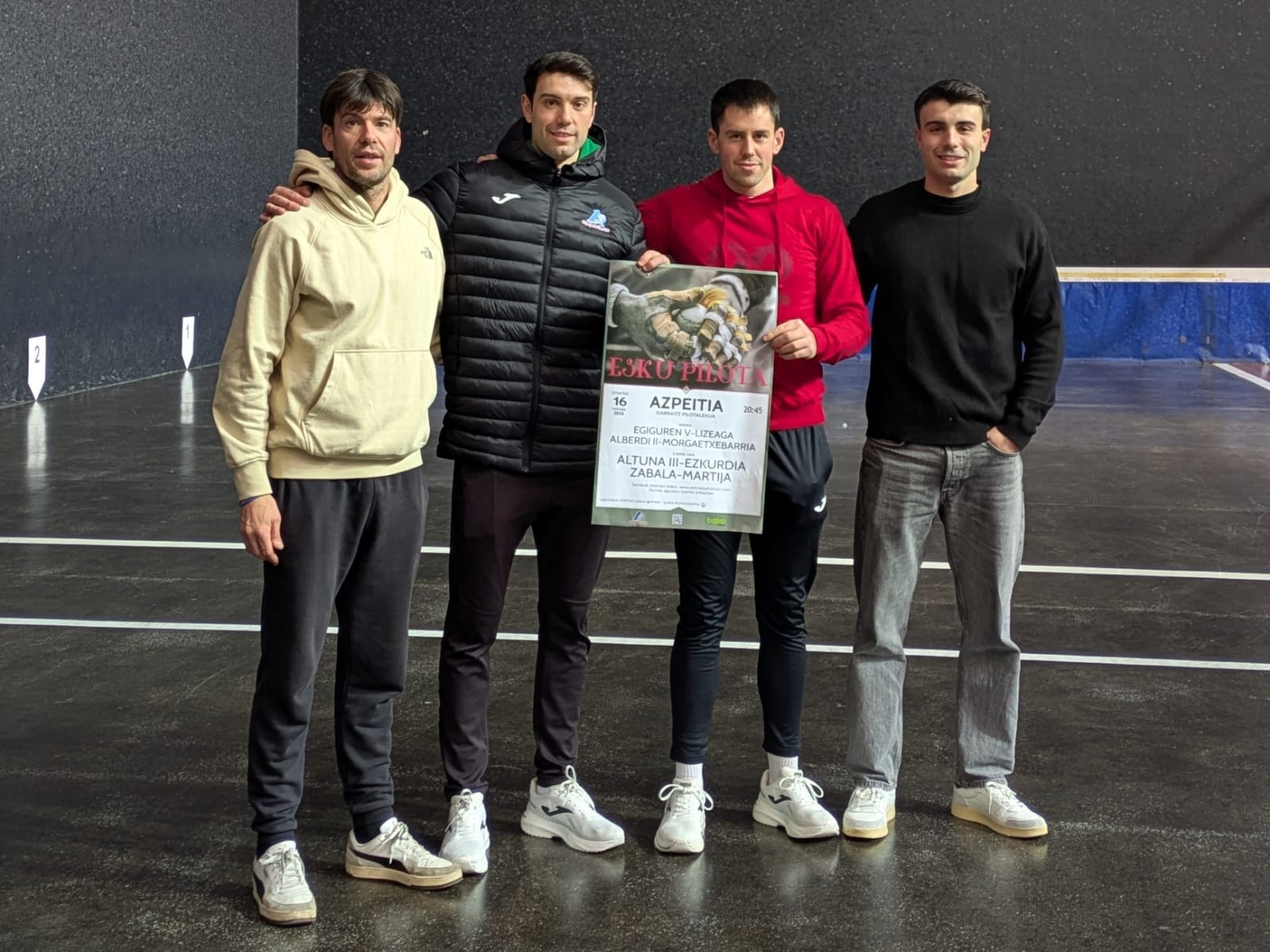 Goi mailako pilota partidez gozatzeko aukera