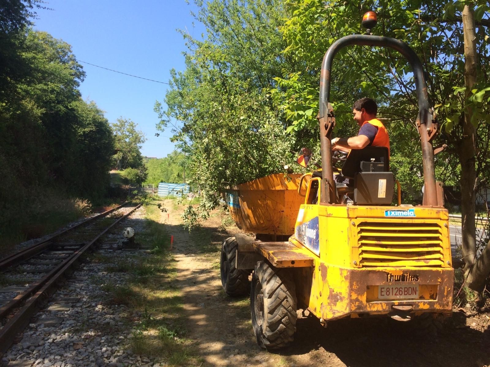 Hasi dira Lasaoko oinezkoen pasabidea egiten