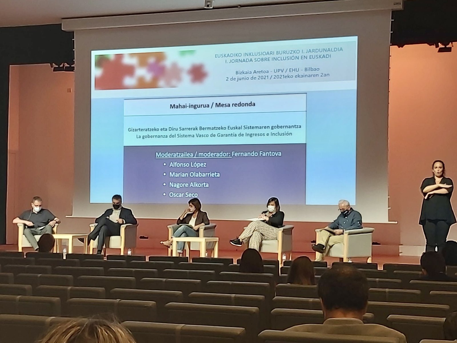 Inklusioaren inguruko lehen jardunaldian parte hartu du Nagore Alkorta alkateak