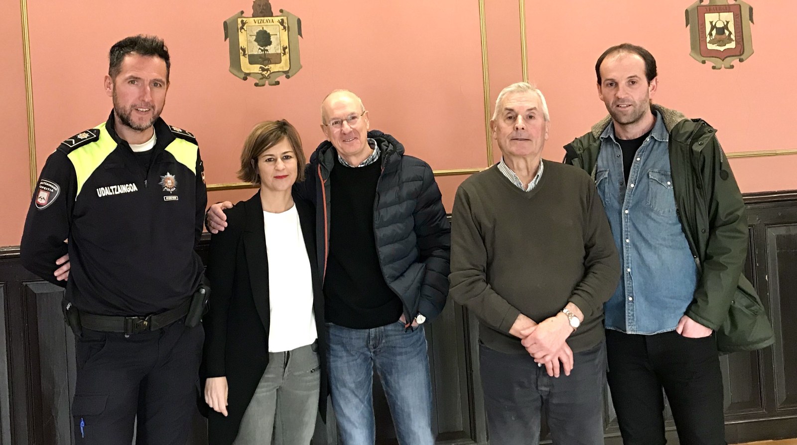 Joxe Anjel Aristi udaltzainburuak erretiroa hartu du eta Nagore Alkorta alkateak egindako lana eskertu dio