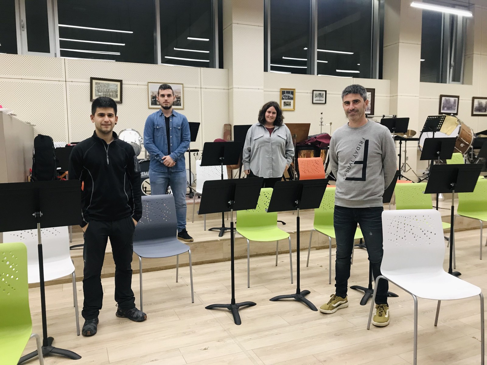 Kultura sustatzeko eta herriko musika programazioa aberasteko helburuz hitzarmena sinatu dute Musika Bandak eta Udalak