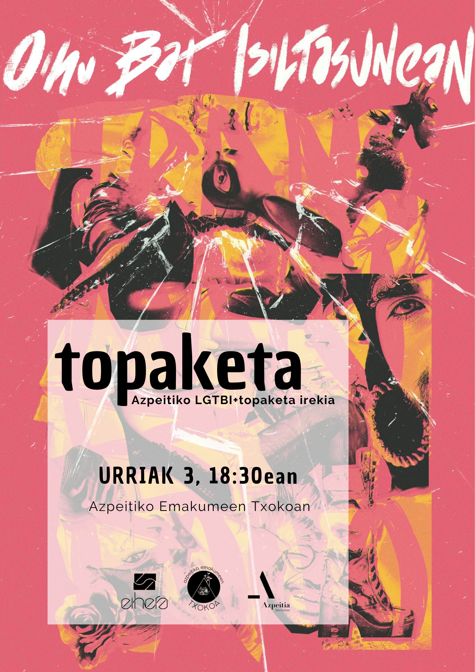 LGTBI+ topaketa irekia egingo dute urriaren 3an