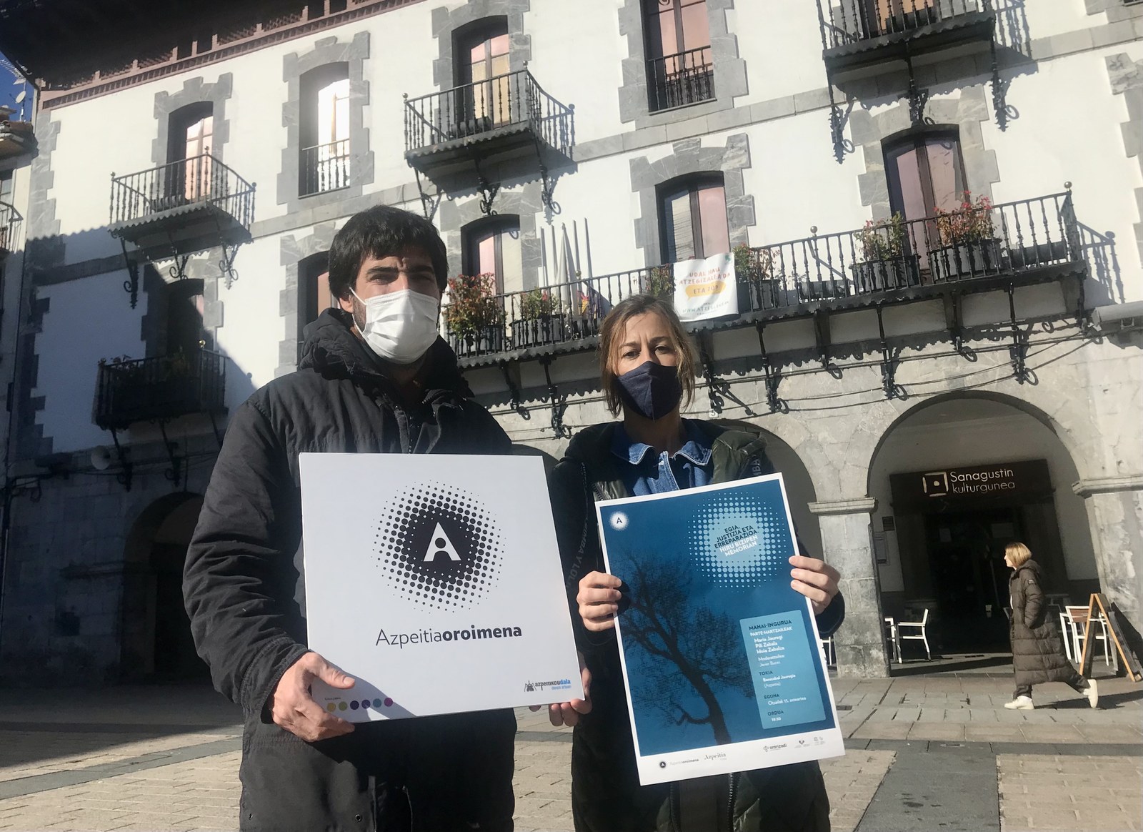 Maria Jauregi, Idoia Zabalza eta Pili Zabala memoriaz arituko dira hilaren 15ean