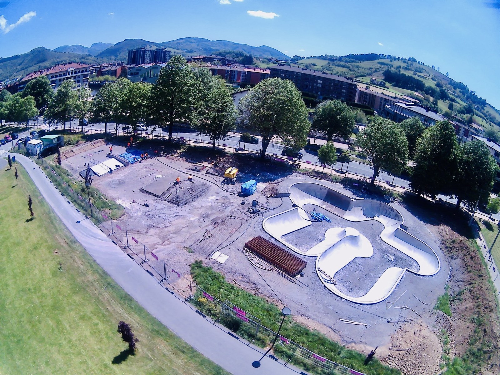 Martxa onean doaz Skate Parkeko obrak