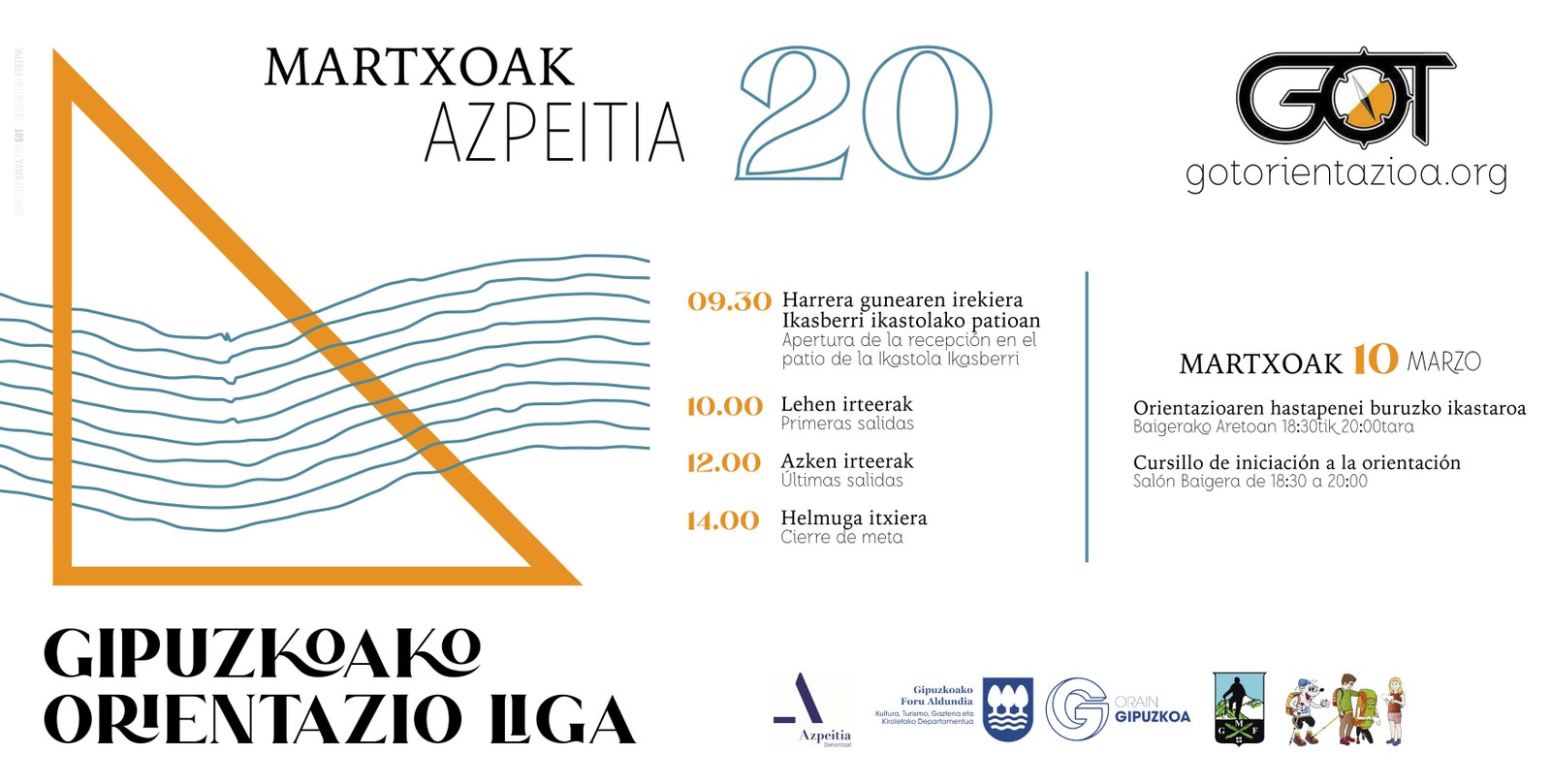 Orientazio ikastaroa eta froga izango dira Azpeitian