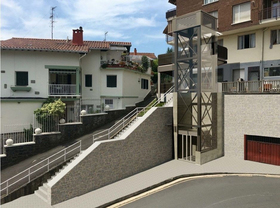 Ostiralean hasiko dira Arana eta Aranagoikoa arteko irisgarritasuna hobetuko duen igogailuaren obrak