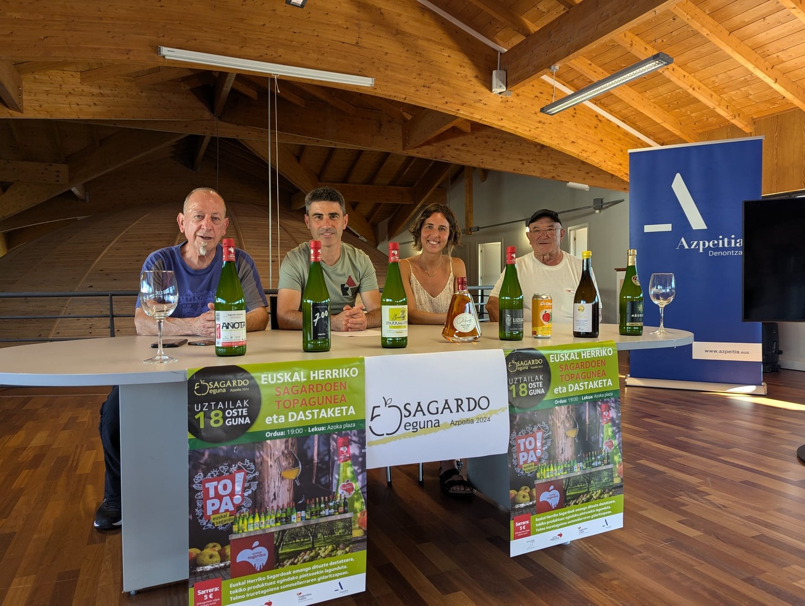 Sagardo Egunaren atarian, Euskal Herriko hainbat sagardo dastatzeko aukera