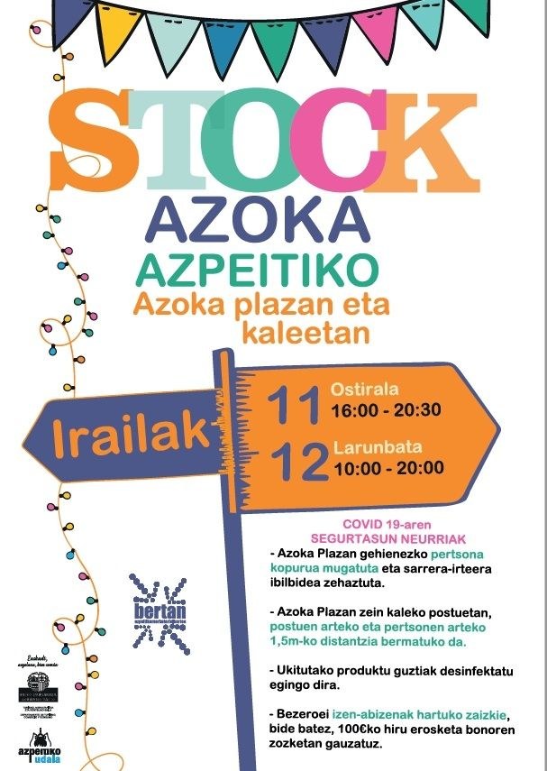 Segurtasun neurri zorrotzekin, Stock Azoka ospatuko da ostiral eta larunbatean