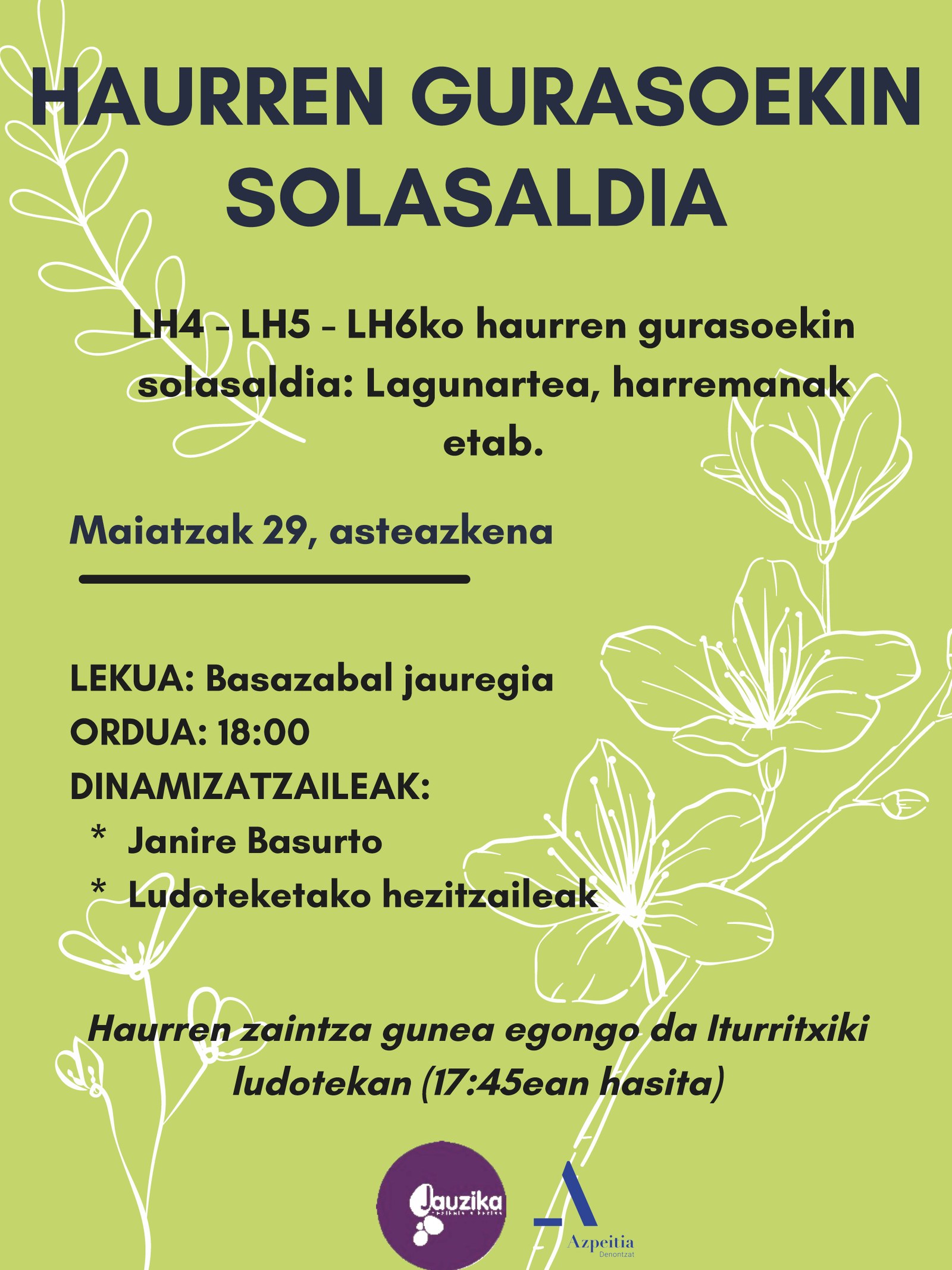 Solaserako aukera, haurren gurasoentzat
