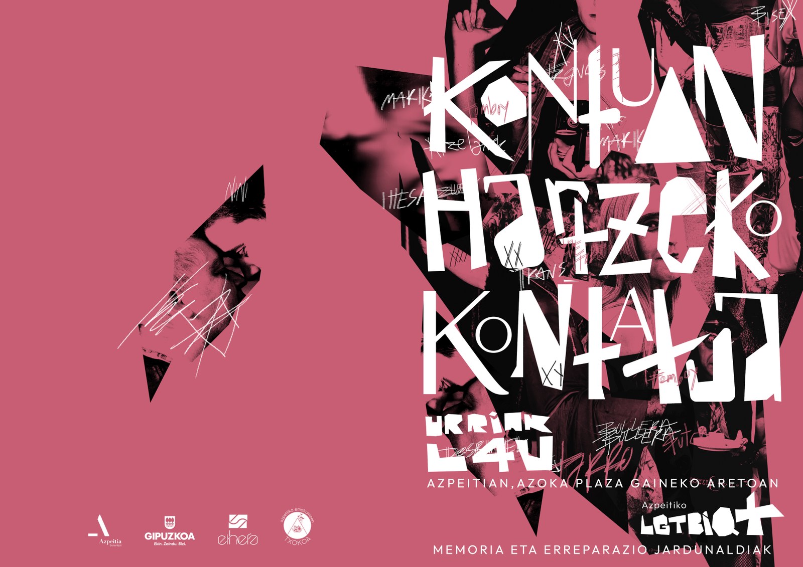 Zabalik da ‘Kontuan hartzeko kontatua’ Azpeitiko LGTBIQ+ memoria eta erreparazio jardunaldien izen-ematea